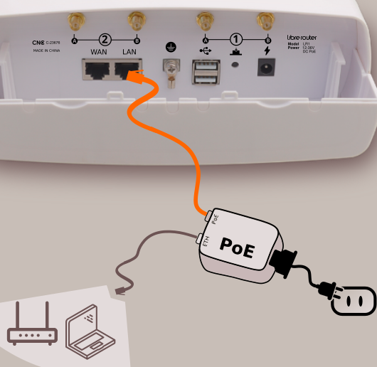 Accessing LimeApp from a wired connection